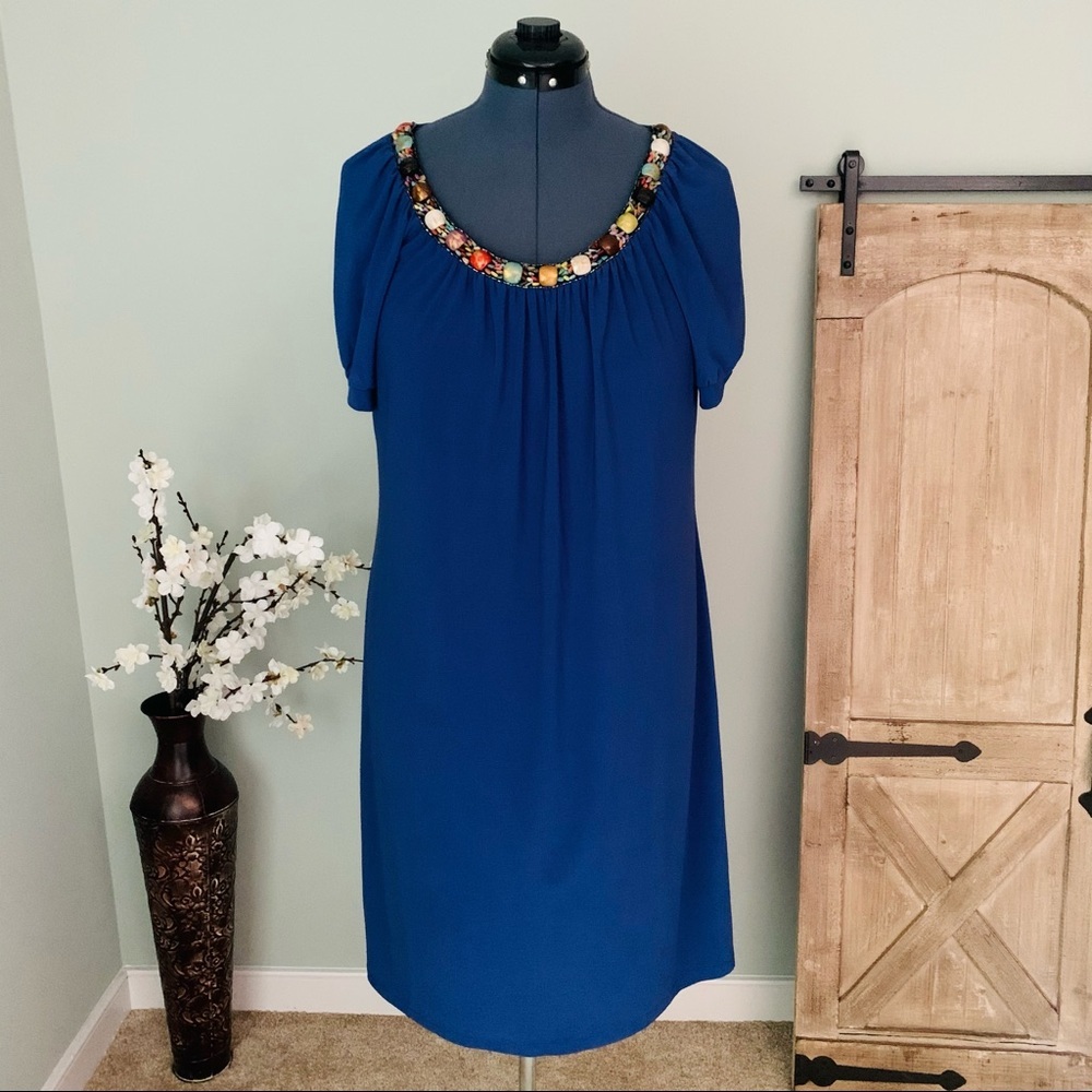 Avenue Stone Embellished Dress NWT